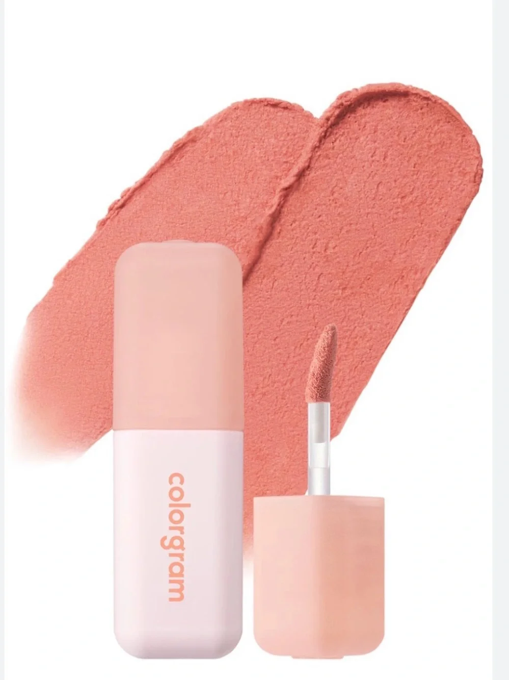 colorgram Nude Blur Tint Lip Tint Nude Shade Coral Lit 04, 0.17 oz